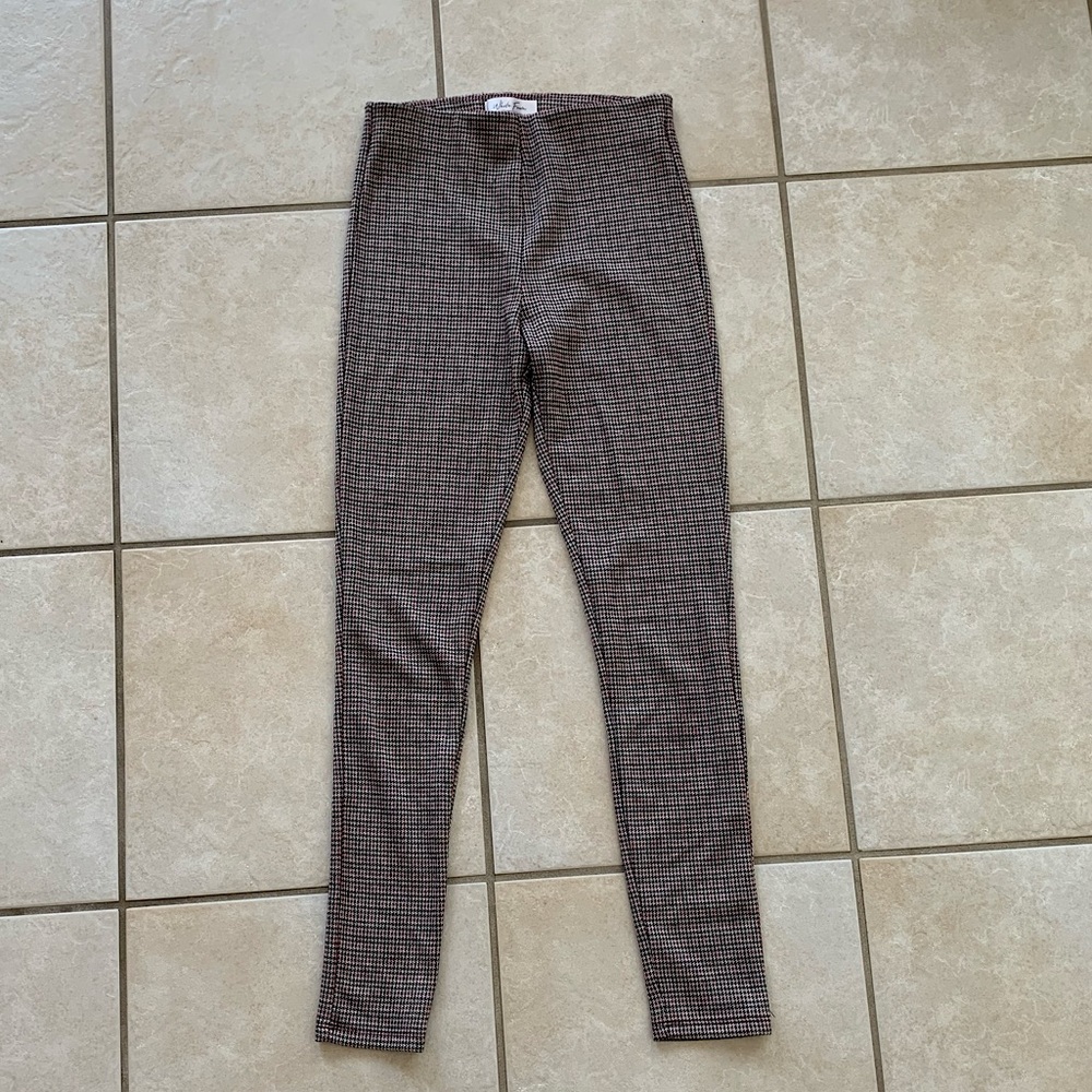 Girls XS White Fawn leggings